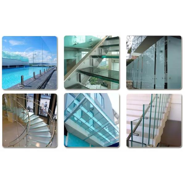 ltra Clear SGP PVB Tempered Laminated Glass 8mm 10mm 12mm Safety Panel CE SGCC Certified Swimming Pool Treads