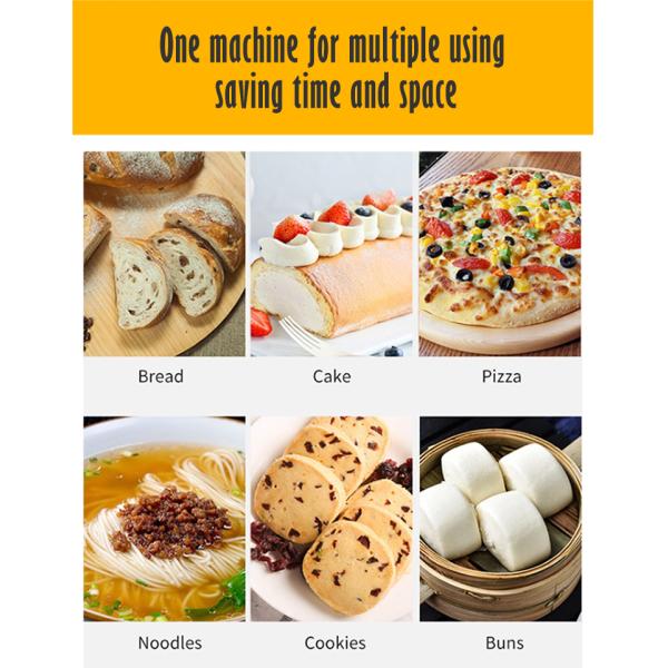 Bakery Kitchen Household Dual Action Dough Mixer Machine Stainless Steel