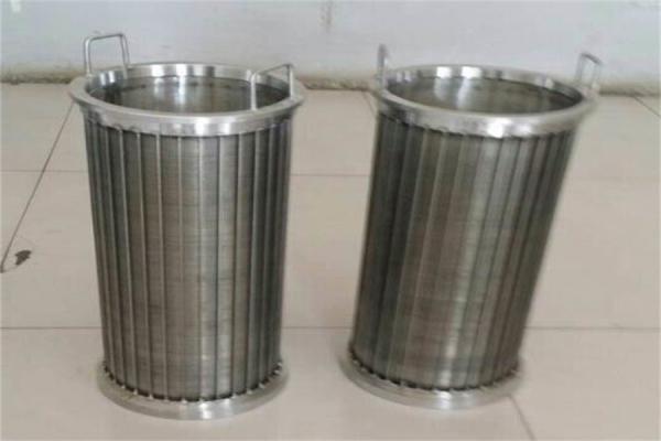 520mm OD Wedge Wire Screen Mesh SS304 SS321 Stainless Steel Mesh Cylinder