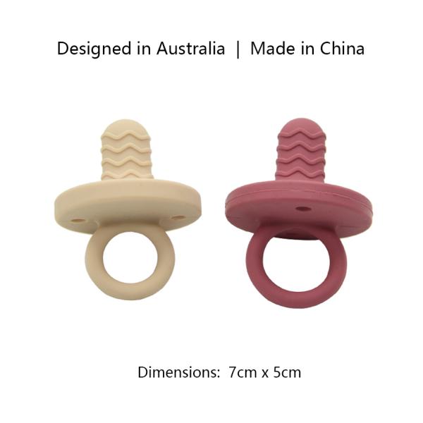 Food Grade BPA Free Sleeping 20g Silicone Baby Pacifier Non Toxic