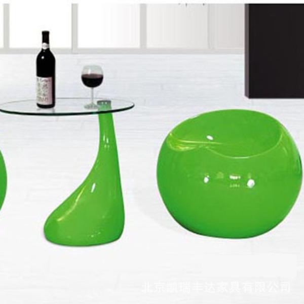 Modern ABS Small Ball Chair Plastic Apple Stool Modern Chair Furniture