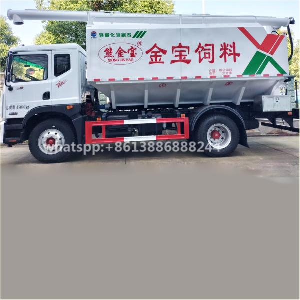 Venta Directa de Fábrica a Granel D9 20000 Litros Camión de Alimentación Transportador de Alimentos para Animales de Granja Tanques de Cemento a Granel