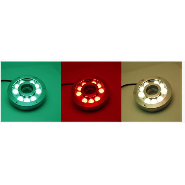 DMX512 Stainless Steel Underwater Fountain Lights Outdoor Waterproof LED Pond Lights