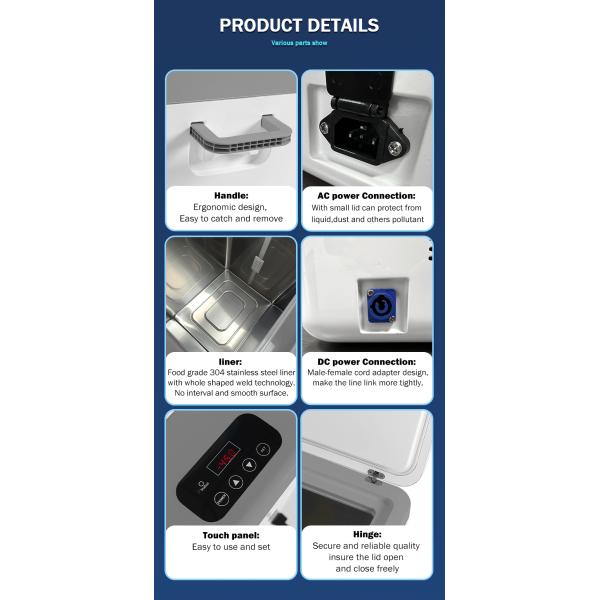 25L сверхнизкотемпературный постоянный ток солнечный холодильник для автомобилей -45C однотоннажный по Refport
