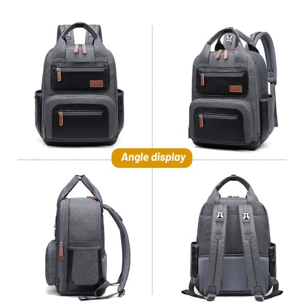 Multifunctional Nappy Backpack Scratch Resistant 23l Mommy Bag Rucksack