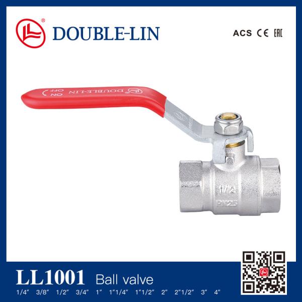 1/4 - 4 PN25 Brass Ball Valves Female x Female Connection