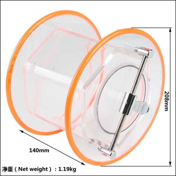 metal del ABS del vaso del pulidor de la joyería 16kg con el barril doble del contador de tiempo