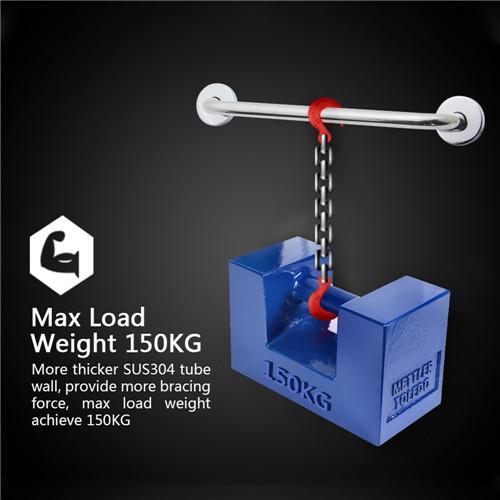 Easy Clean Bathroom Fixtures And Fittings / Polished Bathroom Grab Rails Max Load 150KG