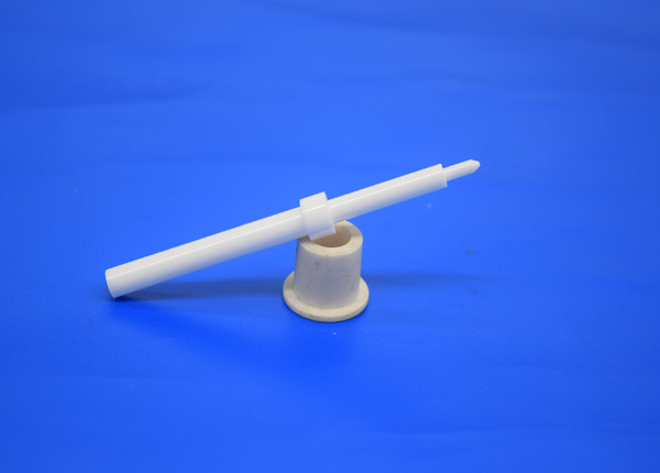 White Polished Zirocnia Ceramic Rod / Small Ceramic Roller Pin
