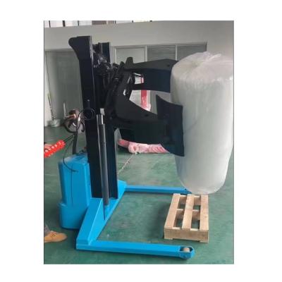 Electric paper roll clamping stacker 300 500 800kg stacker with 360 rotation
