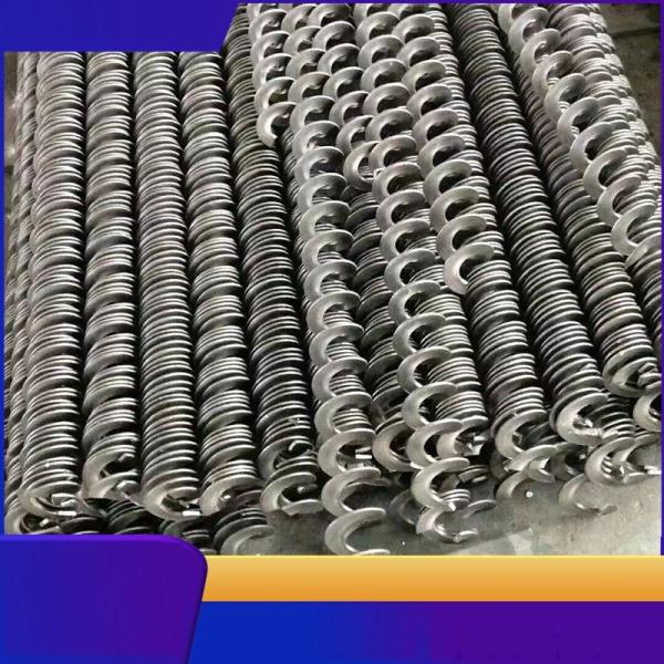 High Precision Stainless Steel SS304 SS316 Shaftless Auger Screw Customizable for Conveyor Farms Machinery