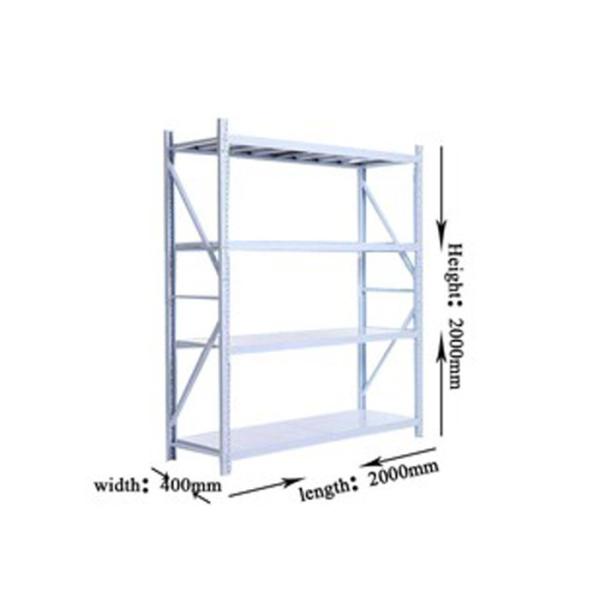 ODM Length 1200mm Metal Warehouse Storage Shelves Corrosion Protection