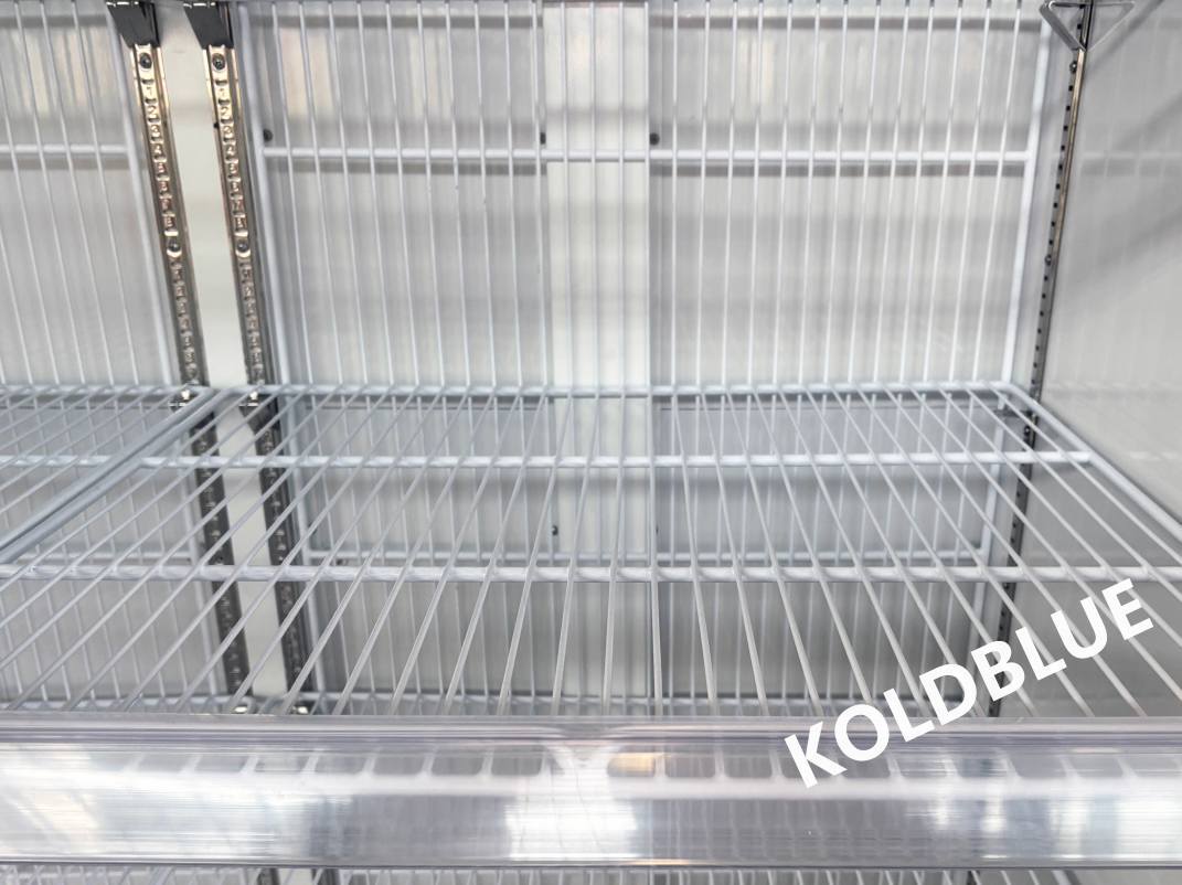 R290 Vertical Display Fridge With Stainless‑Steel Inner Base And LED Lighting