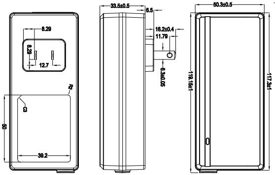 переключая соединитель переходника 12V 5A 24V 2.5A 48V 1.25A 2.1*5.5 2.5*5.5 силы 65W