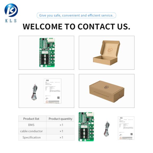 Fábrica KLS mayorista 3S 4S 5S Lifepo4 10A 15A 20A BMS Batería de protección de la placa BMS
