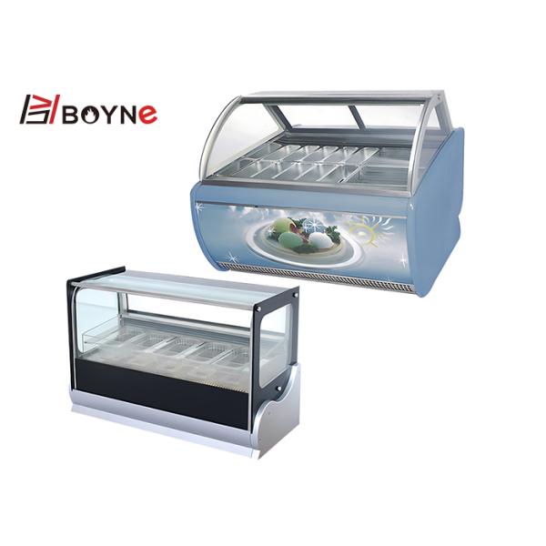 Замораживатель дисплея мороженого магазина чая молока витринного шкафа торта R134a