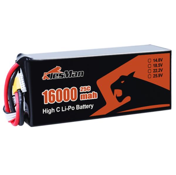 Lipo Drone Battery  8S 29.6V 16000mAh for 13inch 15inch  Racing FPV Drone with XT60 Connector