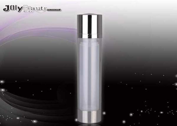 Transparent Yellow  40ML 144MM Empty Foundation Pump Bottle Airless