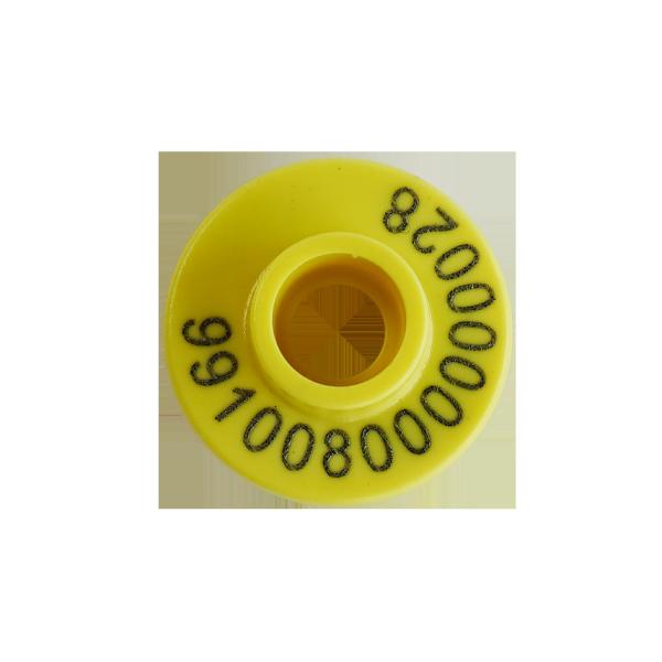 ICAR Certified 134.2kHz FDX-B RFID Electronic Ear Tag With 350N Tension For Livestock Identification For Animal Tracking