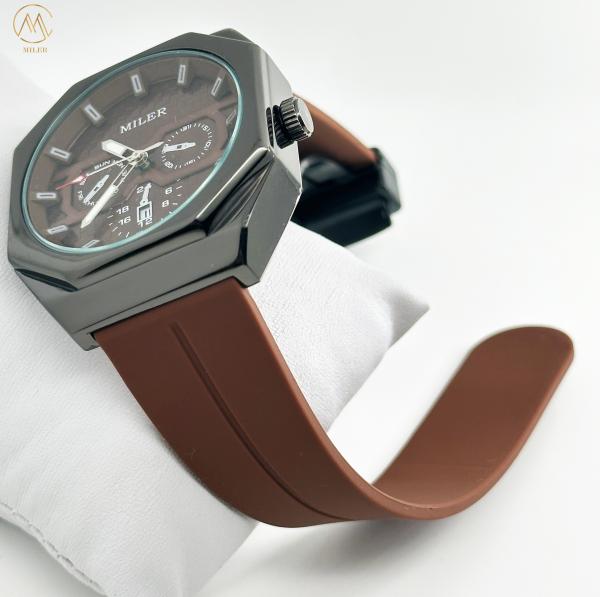 OEM / ODM Sporty Silicone Strap Impermeável Mulher e Homem Relógio Relógio de Casais