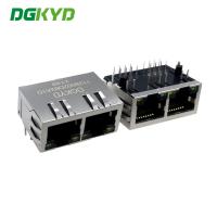 Connecteurs gauches multiples DGKYD112B002DB2A1D du profil bas 1x2 Cat6 RJ45