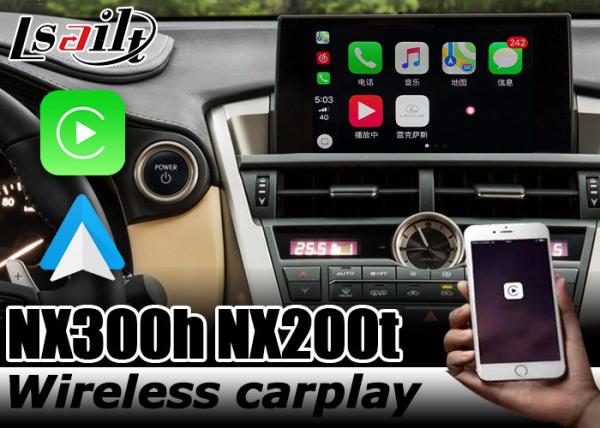 Wireless carplay interface by Lsailt for Lexus NX NX300 NX200t NX300h android auto