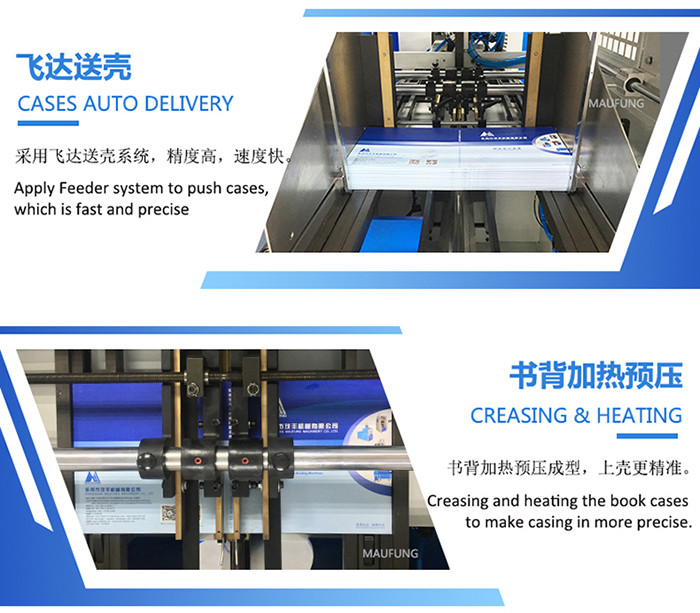 Maufung Auto Hardcover Book Casing In Line Notebook Binding Machine for 60mm Thickness A4 size Book MF-FAC390 (Мафунг Авто Hardcover Book Casing In Line Notebook Binding Machine for 60mm Thickness A4 size Book MF-FAC390), которая предназначена для использования в книжных изданиях.