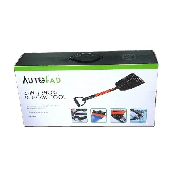Caja de cartón corrugado resistente para herramientas de quitanieves, caja de transporte, caja de cartón corrugado resistente con asa de plástico