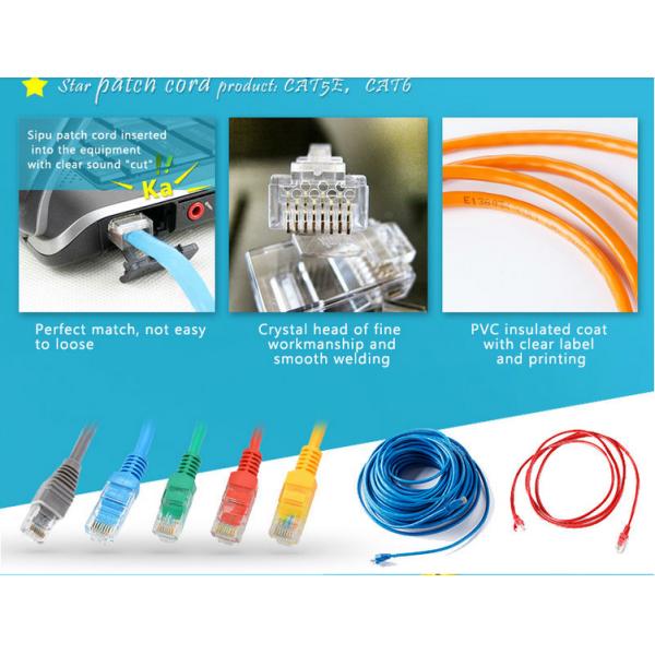 305 m / roll UTP Cat5 4 Pairs 23 / 24 Awg Wire CCAU BC CCA CCS Material