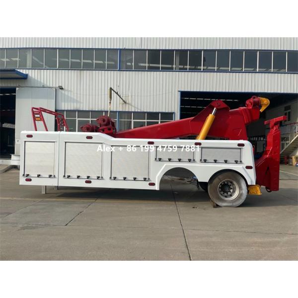 40 Tons Heavy Duty 3 Stages Booms Integrated Wrecker Body 