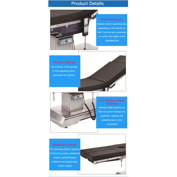 Electric Leg Plate Surgical Operation Table / Radiolucent Orthopedic Operating Table