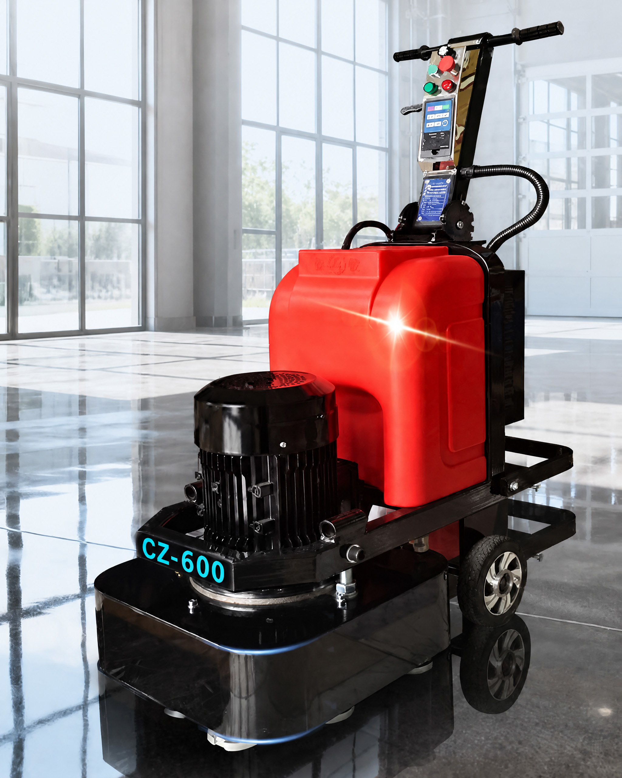 12-Mini Head Floor Grinder 9.5kW | 600mm Compact Edge Polisher