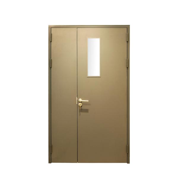 SS201 1 Hours Safety Fire Resistant Steel Door For Residential House