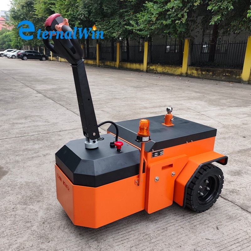 24V Battery Voltage Electric Tow Tug Dimensions 1300x850x1050mm Industrial Tow Vehicle Designed for Heavy Duty Transport