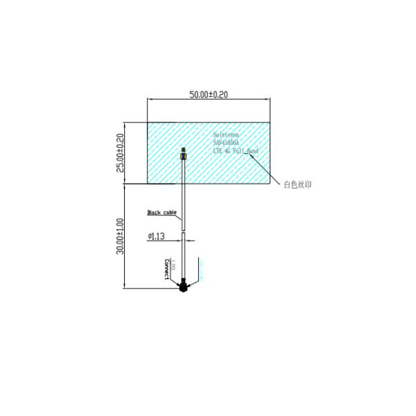 Mini Wifi Patch FPC 4G LTE Antenna Full Band Compatible With 2G / 3G