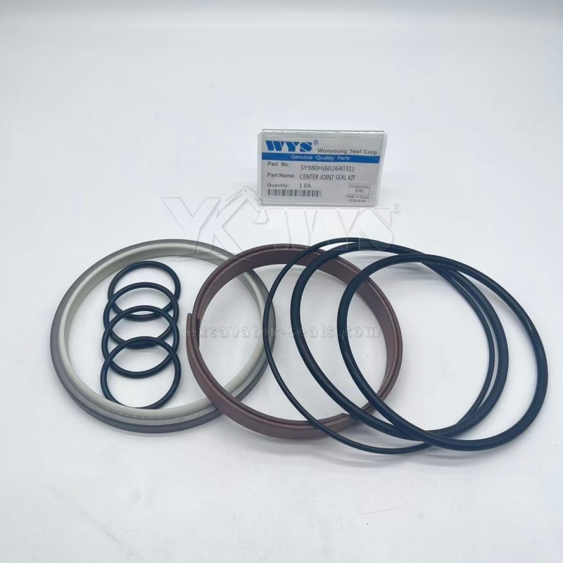 Hydraulic Center Joint Seal Kit 60264031 SY980H  for Excavator SY135C, SY155U, SY215C