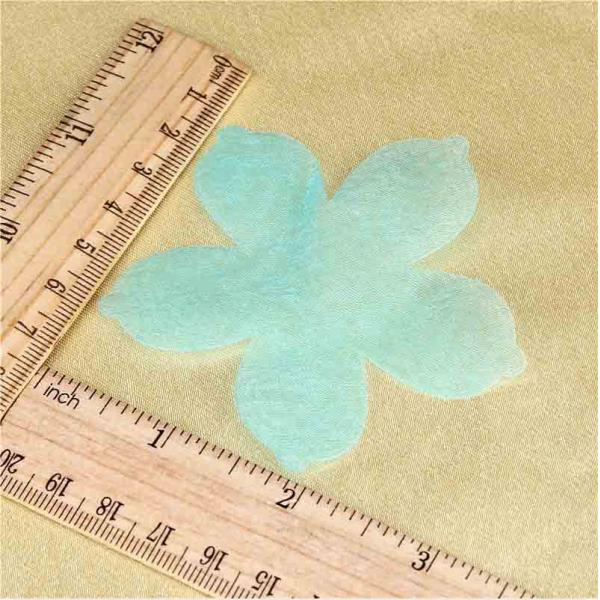 Light Blue Felt Christmas Ornament Applique 70 Mm For Decorating Accessories
