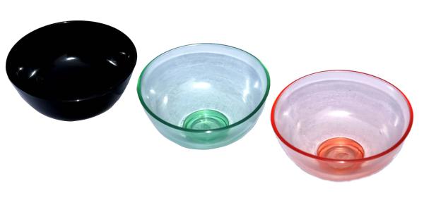 Colorful Disposable Dental Supplies Flexible Plastic Mixing Bowls And Spatula