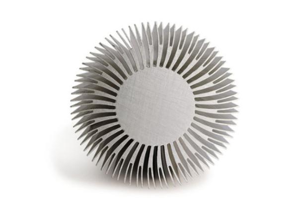 Electrophoretic Radiator Aluminum Heatsink Extrusion Profiles Sand Blasting
