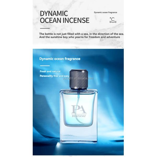 Natural Fresh Eau de Toilette for Men 50ml Ocean Perfume Long Lasting Gentleman Gift Set