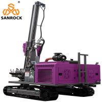 Chauffeur de pile de garde routière Hydraulique de pile solaire de conduite avec 1,5m.2m.3m Longueur du tuyau de forage et 2km/h vitesse de déplacement