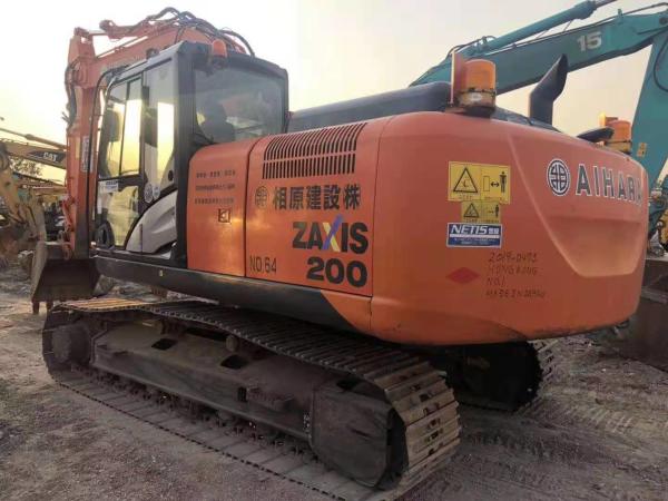 A importação original 20T ZX200-5B de Japão usou a máquina escavadora de Hitachi