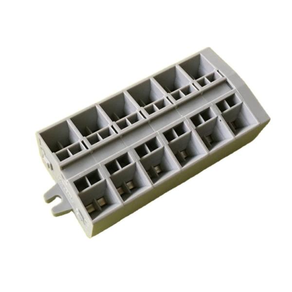 Feed Through Terminal block with Spring cage | Pitch: 6.0mm / 10.0mm