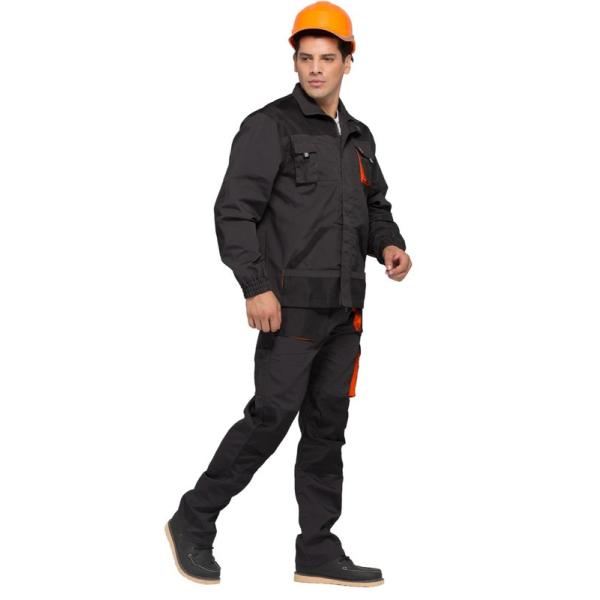 Hardwearing Classic Industrial Worker Uniform With 65% Polyester 35% Cotton Canvas