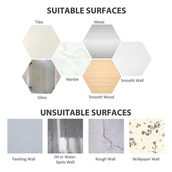 No Drilling Wall Mounted Stainless Steel Sticky Hangers Wall Hooks Adhesive Hooks