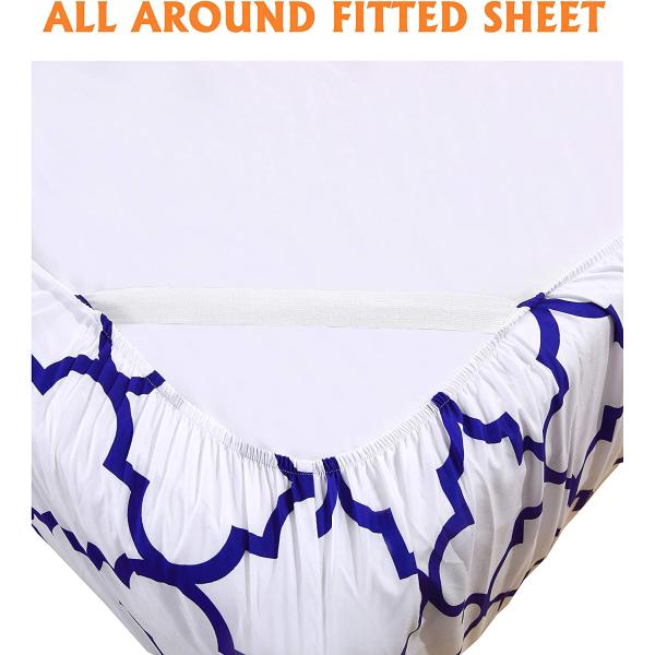 Thanksgiving Sale 300 Thread Count Egyptian Bed Sheet Set for a Cozy Night's Sleep