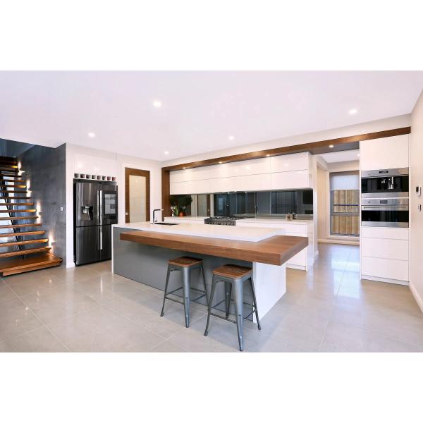 Complete Pullout Drawer Pantry White Kitchen Cabinet Made of MDF for Kitchen Furniture