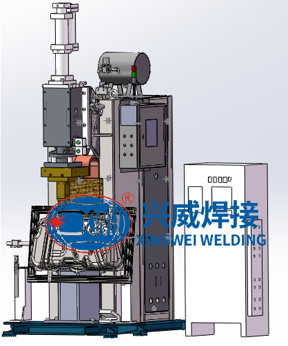 New 50 KVA Semi-automatic Aluminum Metal Steel China Made Pneumatic Standing 3Mm Resistance Welder Oil Tank Welding Machine Fuel
