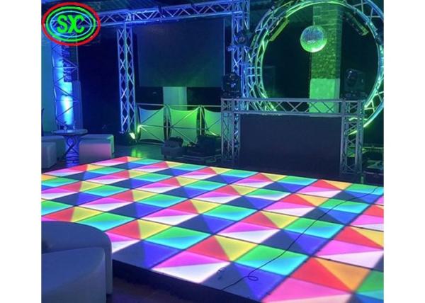 Exposição conduzida interna da cor completa do assoalho de P8.9 grande RGB, 5 anos de garantia