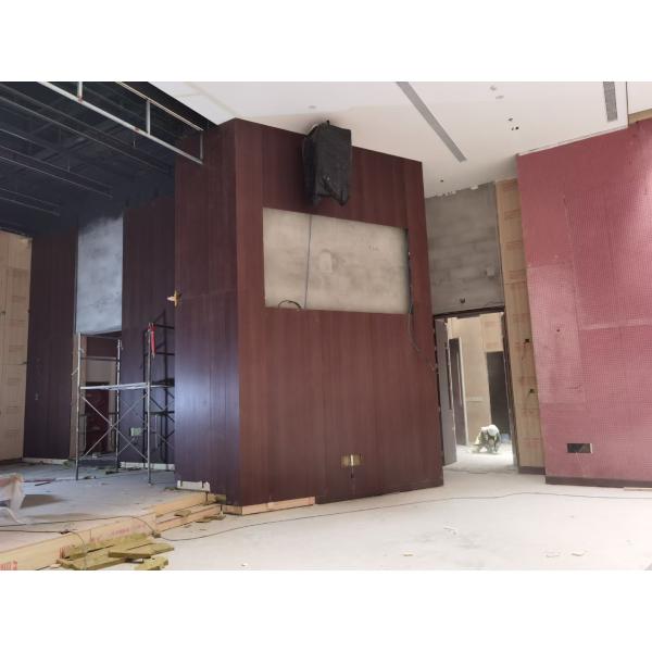 2/2/0.5mm Veneer Oak Aluminium Panels Microperforated Metal Wall Soundproofing Board